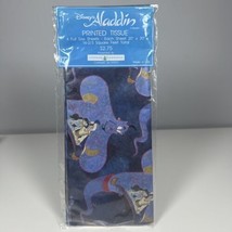 Vintage Disney’s Aladdin Tissue Paper By Stephen Lawrence 4 Sheets Brand New! - £7.73 GBP