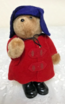1986 Eden Toys Paddington Bear Plush Figurine 5&quot; - $13.19