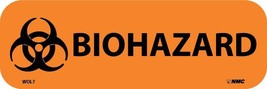 Wol7 Biohazard Write-On Warning Label By National Marker Corp. - $43.95