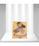Vintage 1996 Hero Arts Wood Mounted Rubber Stamp &quot;Garden Gal&quot; - £6.23 GBP