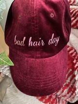 Vintage Bad Hair Day Red Velvet Hat Made By Torrid One Size Adjustable  - $7.99