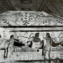 1927 Wall Mural Tomb Of The Leopard Corneto Antique Print Ephemera DWM7D - $7.05 CAD