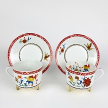 Set [2] Chas Field CF Haviland Limoges France Bangkok Demitasse Cup &amp; Saucer Set - £49.69 GBP