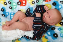 Baby Real Boy Reborn Doll Preemie Toy Newborn 14&quot; Preemie, Vinyl Life Like - £78.00 GBP