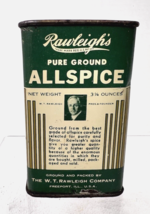 Rawleigh&#39;s Pure Ground Allspice Spice Tin  Freeport Ill  3 1/4 Oz - $9.41