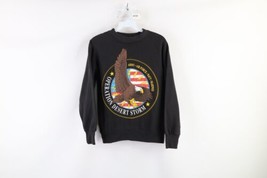 Vtg 90s Womens Small Spell Out Operation Desert Storm Crewneck Sweatshirt USA - £47.44 GBP