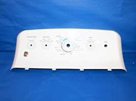 General Electric Dryer : Control Panel Housing : White (WE03X24547) {P8100} - $80.17