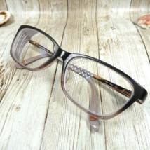 Liz Claiborne Gray Pink Gradient Eyeglasses FRAMES ONLY - L646 HAQ 52-15... - $43.51