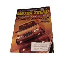 Motor Trend Magazine February 1996 Issue - $2.87