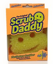 Scrub Daddy FlexTexture Yellow Scrubber Cleansing Pad Scratch Free Resis... - $108.96 MXN