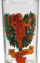 Vintage Anchor Hocking 12 Days Of Christmas Glass 12oz 11th Day Eleven P... - $8.00
