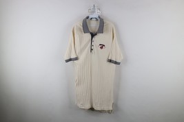 Vintage 90s Mens Large Distressed Chief Wahoo Cleveland Indians Baseball... - $29.41