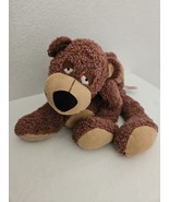 Aurora Lanky Bear Plush Stuffed Animal Sleepy Eyes Long Legs Brown Spots - £31.13 GBP