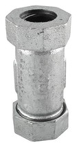 Pipe Compression Coupling 2&quot; X 2&quot; X 3&quot; L Galvanized Malleable Iron -STZ ... - $424.24 MXN