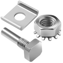 Hex-Nut And T-Bolt Kit Stainless Steel Pivot Pin Parts For Shower Glass ... - $29.98