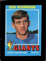1971 Topps #222 Don Herrmann Exmt Ny Giants *XR22695 - £1.74 GBP