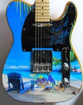 Jimmy Buffett Custom Autographed Guitar - £2,740.98 GBP