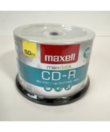 Maxell 50 Pack CD-R 700mb 80min 48x Recordable Media Discs-MAX648250 - $27.47 CAD