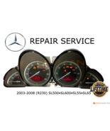 REPAIR SERVICE for MERCEDES BENZ R230 SL500 INSTRUMENT CLUSTER DISPLAY G... - $296.95