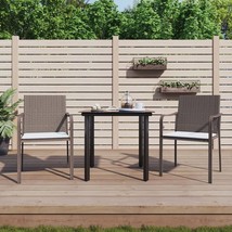  Garden Dining Set Brown, Black, Cream White - $7,871.04 MXN