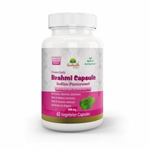 Brahmi Capsule (Bacopa Monnieri) 500mg Extract High Srength Vegan Capsule - £11.75 GBP