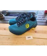 Topo Athletic Shoes Mens 9.5 Ultraventure 3 Vibram Running Trail Blue/lime - £97.34 GBP
