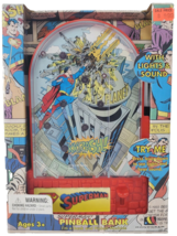 Superman Classic PINBALL BANK GAME w Lights Sound DC Comics  - £11.16 GBP
