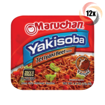 12x Packs Maruchan Yakisoba Teriyaki Beef Flavor Japanese Noodles | 3.98oz - £27.30 GBP