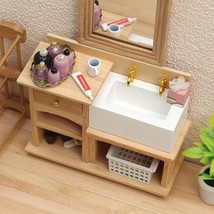 AirAds Dollhouse 1:12 Miniatures Bathroom Sink, Perfume Tray, Toothbrush Cup Lot - £17.31 GBP