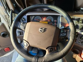 Perforated Leather Steering Wheel Cover For Hyundai Highway Van Black Seam - £39.27 GBP