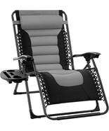 Best Choice Products Oversized Padded Zero Gravity Chair, Folding, Black... - £92.35 GBP