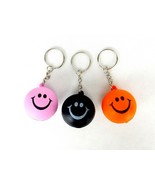 Stress Relief Key Chain, Smiley Face Gum Ball, Choice of 3 Colors, #LO2501 - €5,96 EUR