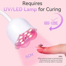 Rhinestone Glue for Nails: Super Strong Gel Nail Glue for Nail Charms Ge... - $10.67