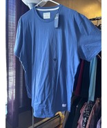 Hollister Men’s TShirt X Large Longline Fit-Short Sleeve Blue - $313.49 MXN