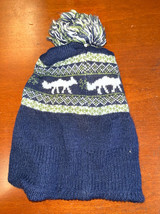 Toby Blue, Green And White Winter Pom Pom Beanie Size 2-4 Years NWOT - $4.45