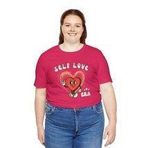 Self Love Retro Valentine Shirt Self Love Era T-shirt Worth Love Funny Sayings - £28.72 GBP+