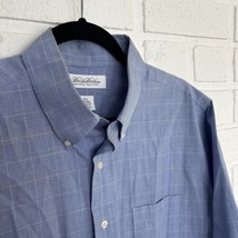 Brooks Brothers Original Button Up Shirt Short Sleeve Blue Mens 16.5 Win... - £13.27 GBP