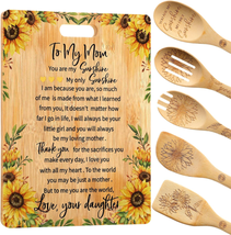 Mother&#39;s Day Gifts for Mom from Daughter Son, 6 Pcs Kitchen Mom Cutting Board wi - £19.72 GBP