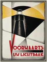 10440.Decor Poster.Room wall interior design.Vintage Deco modern lighthouse - £13.63 GBP+
