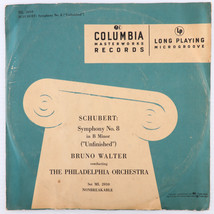 Bruno Walter - Schubert, Symphony No. 8 in B Minor &quot;Unfinished&quot; 10&quot; LP ML 2010 - £36.02 GBP