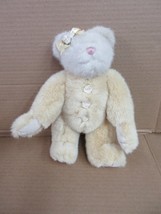 NOS Boyds Bears Gwendina Yellow Bow Teddy Bear Jointed B80 Q - £21.39 GBP