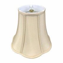 Royal Designs, Inc. Bottom Scalloped Bell Lamp Shade, BSO-703-12BG, 6 x 12 x 10. - $58.36