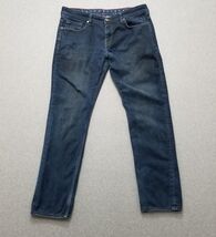 LP Jeans Cast &amp; Riveted Mens Jeans 38 Blue Low Rise Slim Fit Denim - $365.38 MXN