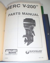 1982 Mercury Outboard &quot;Merc V-200&quot; Parts Manual - $16.98