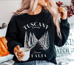 Tuscany Florence Italia Sweatshirt,Vintage Womens Italy Crewneck sweater,Toscana - £35.05 GBP