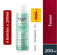 Eucerin ProACNE Solution Toner 4 bottles x 200ml - fast shipment by DHL Express - £116.10 GBP