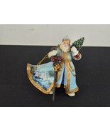 Thomas Kinkade Ashton Drake Christmas Ornament Frosty Moonlight Ride San... - $184.39 MXN