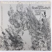 Schubert - Rostropovich - Streichquintett C-dur Op.163 - LP Melodia-Eu 85 969 KK - £9.19 GBP