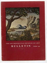  Metropolitan Museum of Art Bulletin October 1952 New York Judgment of Paris, - £13.93 GBP