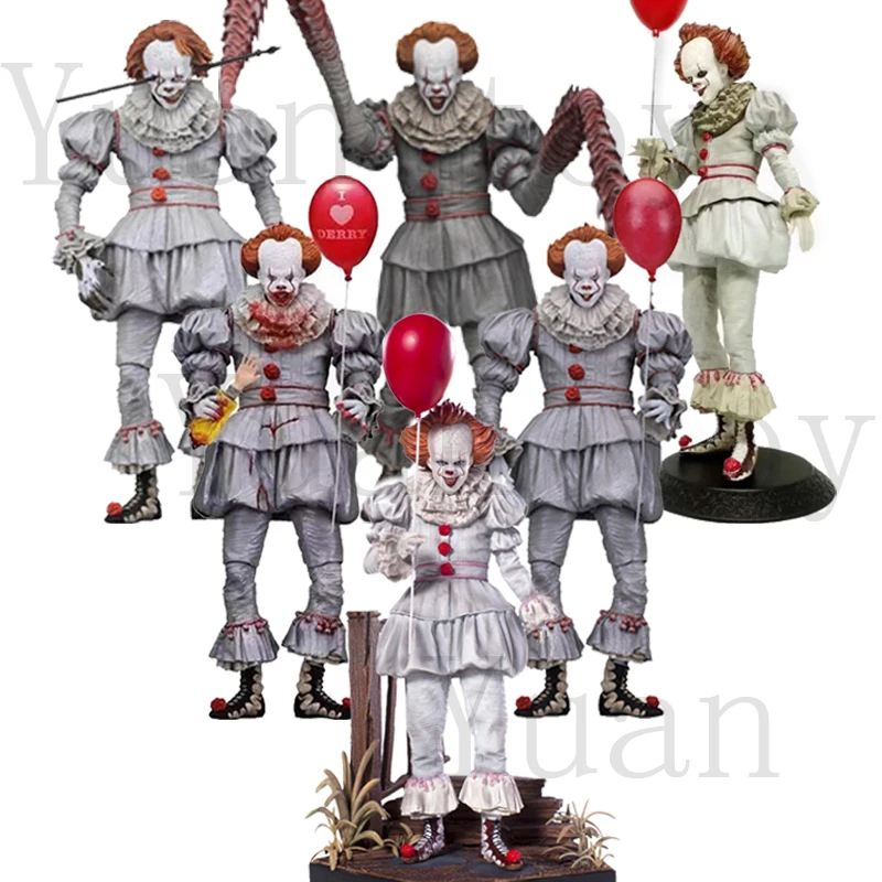 NECA Pennywise Action Figure Stephen King&#39;s Iron Horror Toy Doll Christmas Gift - £27.43 GBP+